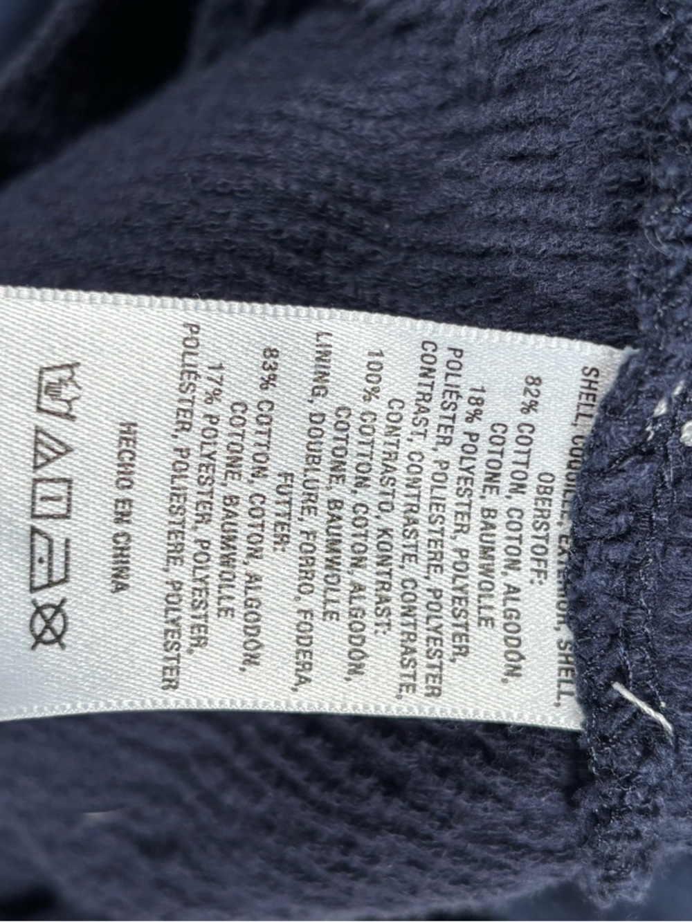 Anthropologie Navy Mixed Med Babydoll Mini Dress Ruffle Sleeve Textured Knit - Picture 5 of 8